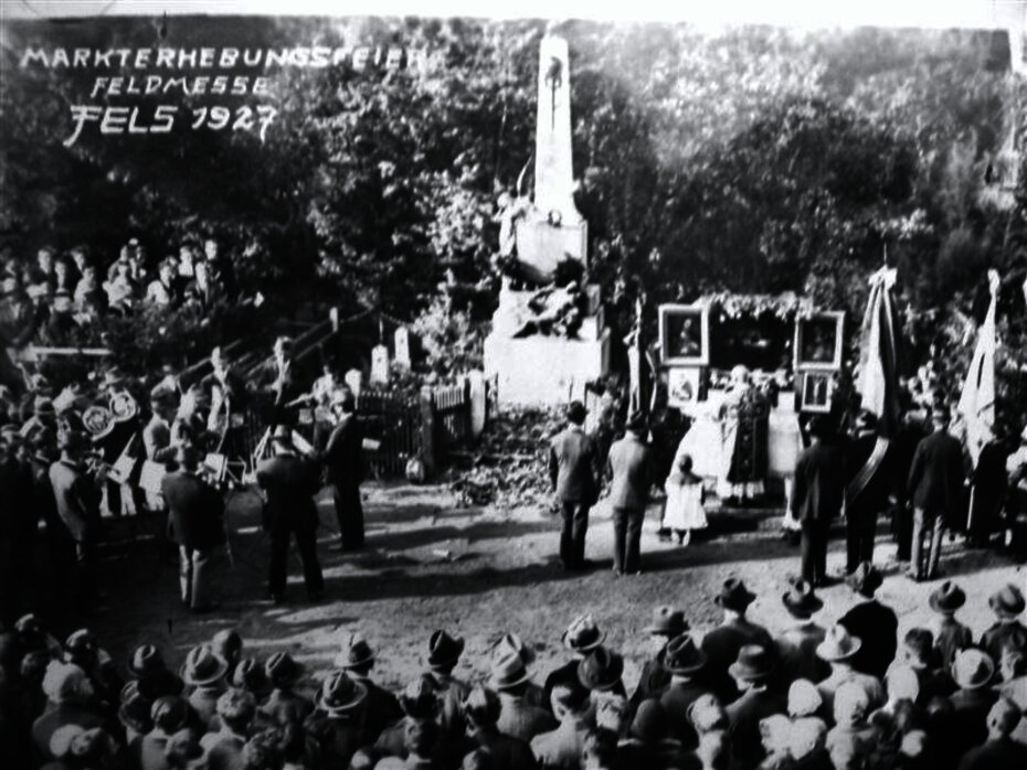 Markterhebungsfeier Fels am Wagram 1927 [Foto: Archiv Leuthner]