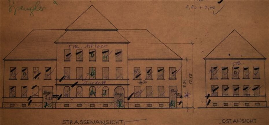 Fels, Amtshaus 1974 - Plan [Foto: Archiv Leuthner]