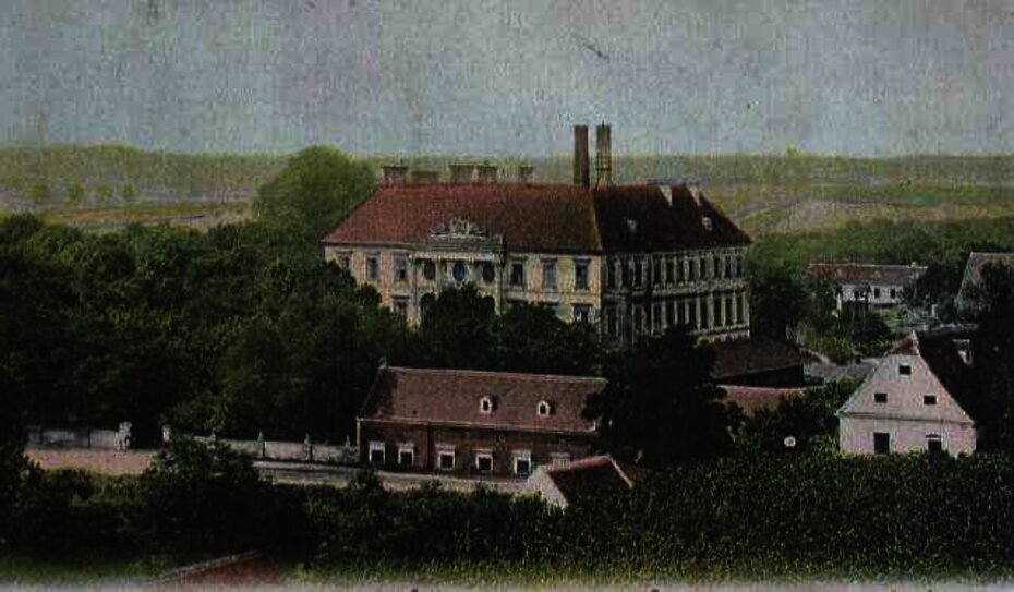 Schloß Thürnthal, kolorierte Postkarte [Foto: Archiv Leuthner]