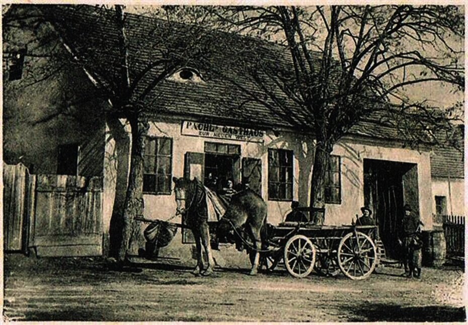 Fels, Gasthaus Pachl um 1903 [Foto: Archiv Leuthner]